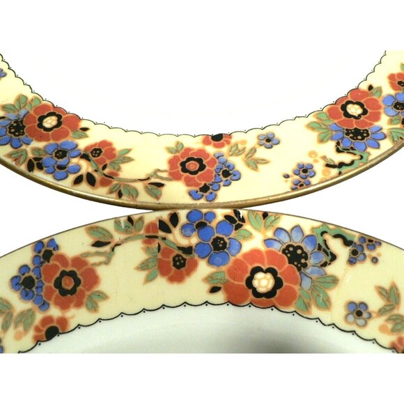 Plates Aynsley Floral 6-piece set made in England - Picture 6 of 12